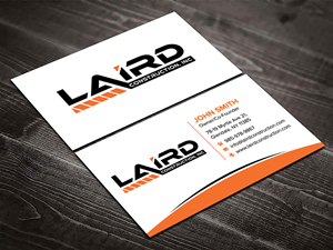 Business Card Design by sadikul islam for Laird Construction,  Inc | Design: #31346590