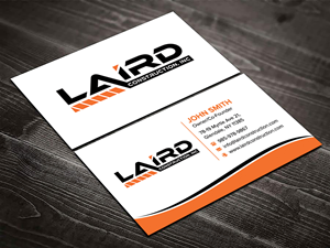 Design de Carte de Visite par sadikul islam pour Laird Construction,  Inc | Design : #31346850