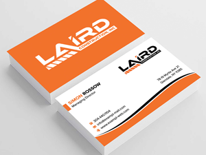 Design de Carte de Visite par sadikul islam pour Laird Construction,  Inc | Design : #31346881