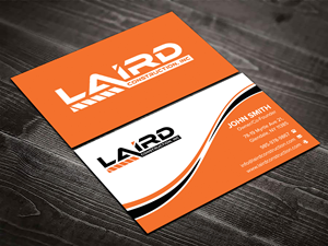 Design de Carte de Visite par sadikul islam pour Laird Construction,  Inc | Design : #31346883