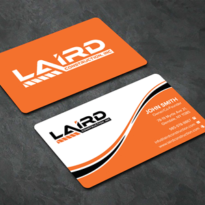 Business Card Design by sadikul islam for Laird Construction,  Inc | Design: #31346890