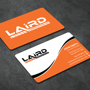 Business Card Design by sadikul islam for Laird Construction,  Inc | Design: #31346892