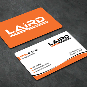 Business Card Design by sadikul islam for Laird Construction,  Inc | Design: #31350030