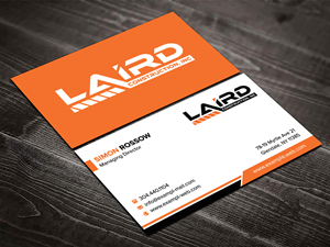 Business Card Design by sadikul islam for Laird Construction,  Inc | Design: #31350043