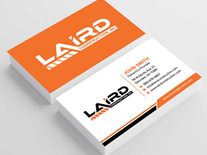 Business Card Design by sadikul islam for Laird Construction,  Inc | Design: #31350047