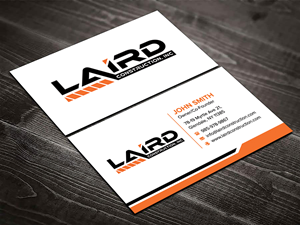 Business Card Design by sadikul islam for Laird Construction,  Inc | Design: #31350407
