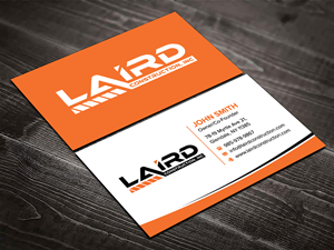 Business Card Design by sadikul islam for Laird Construction,  Inc | Design: #31350416