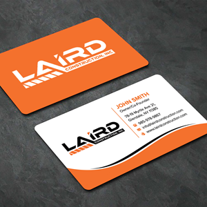 Business Card Design by sadikul islam for Laird Construction,  Inc | Design: #31350423