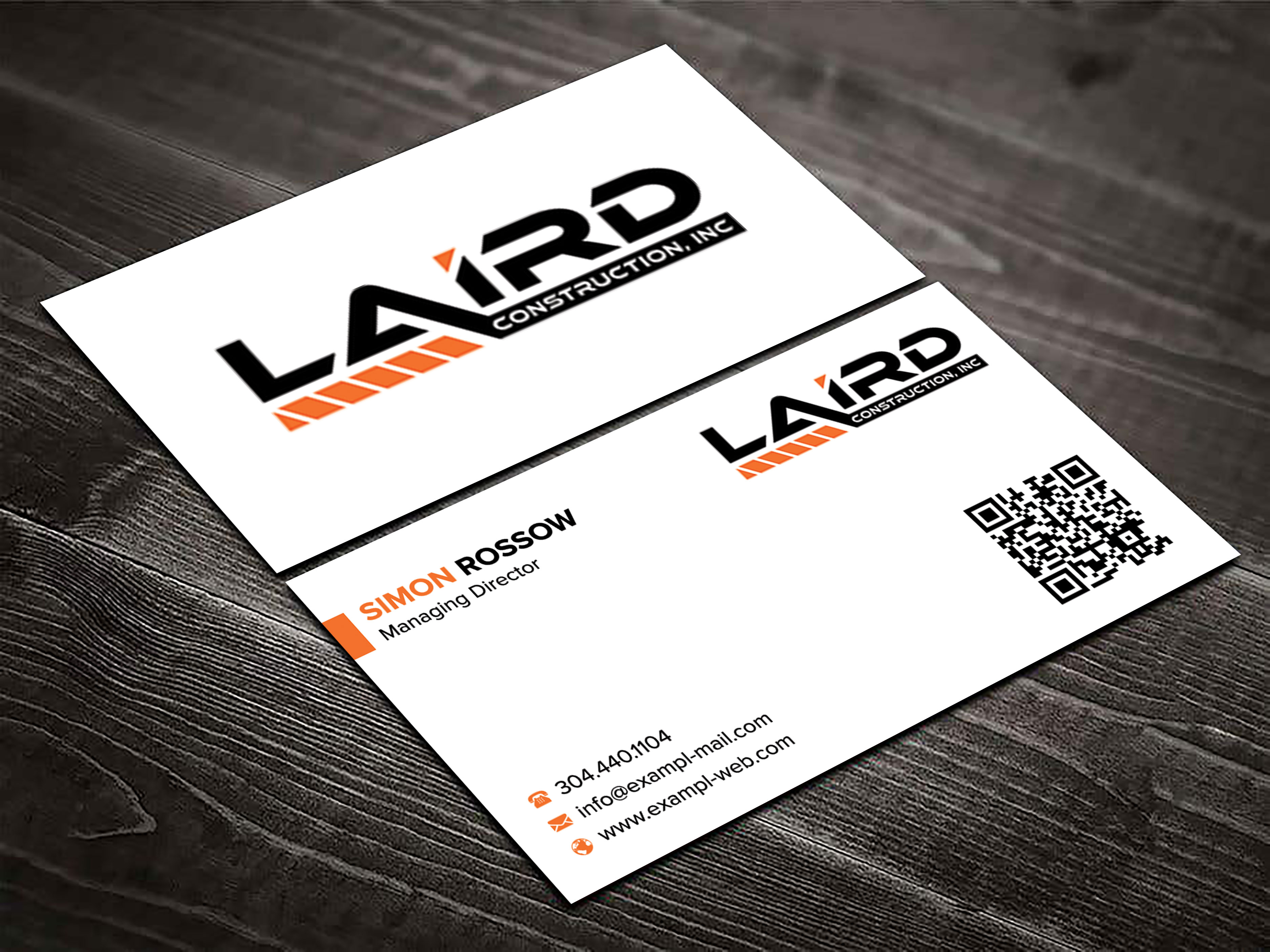 Business Card Design by sadikul islam for Laird Construction,  Inc | Design #31350424