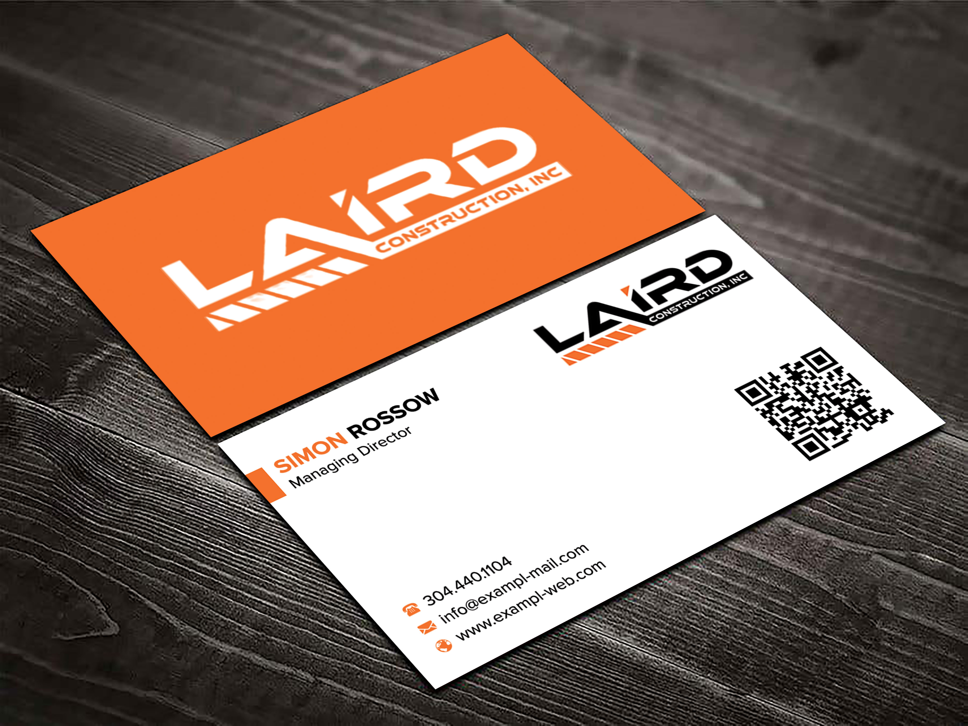 Business Card Design by sadikul islam for Laird Construction,  Inc | Design #31350425