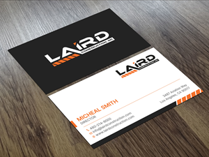 Business Card Design by RENEXIT for Laird Construction,  Inc | Design: #31342648
