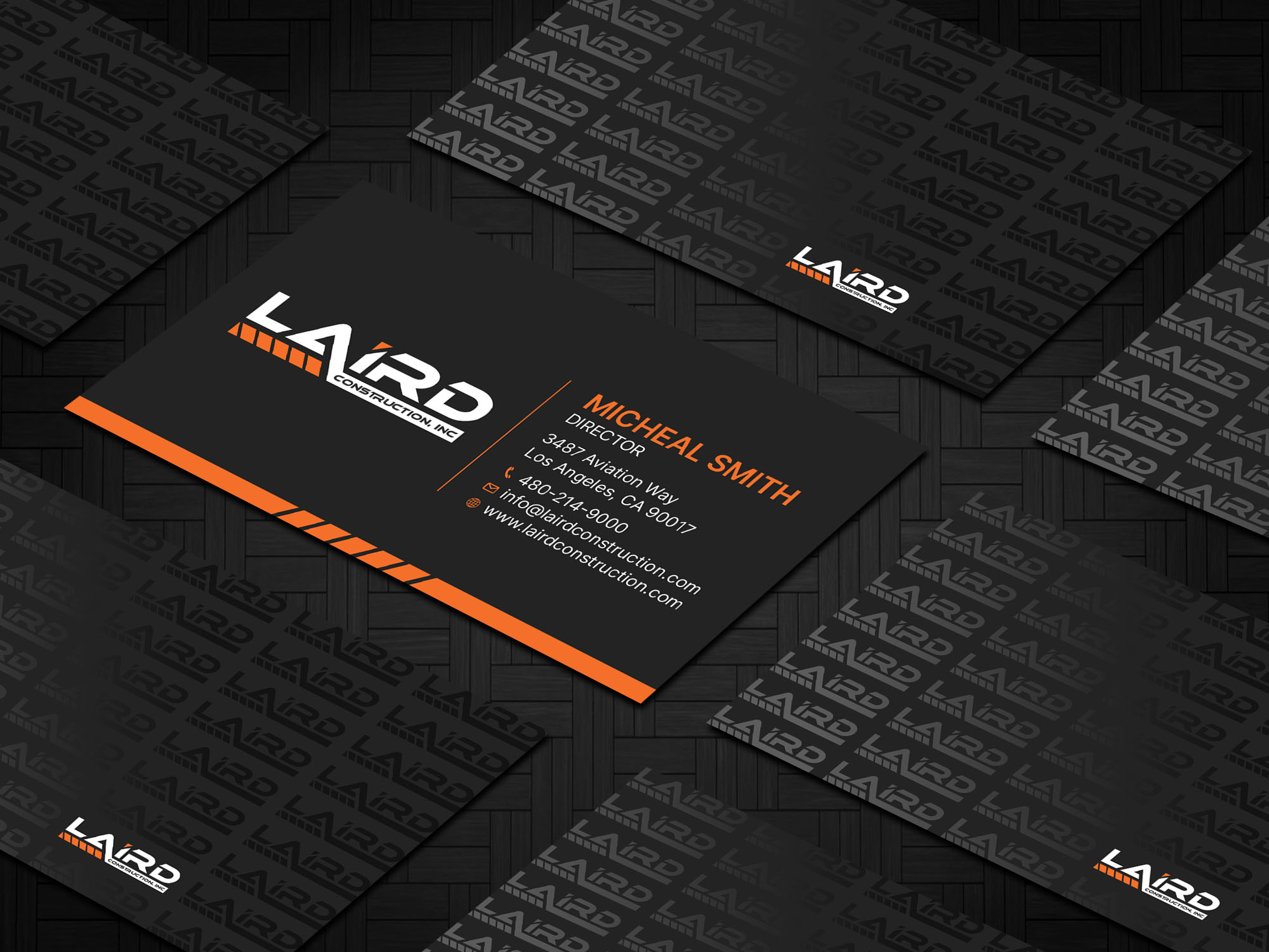 Business Card Design by RENEXIT for Laird Construction,  Inc | Design #31342796