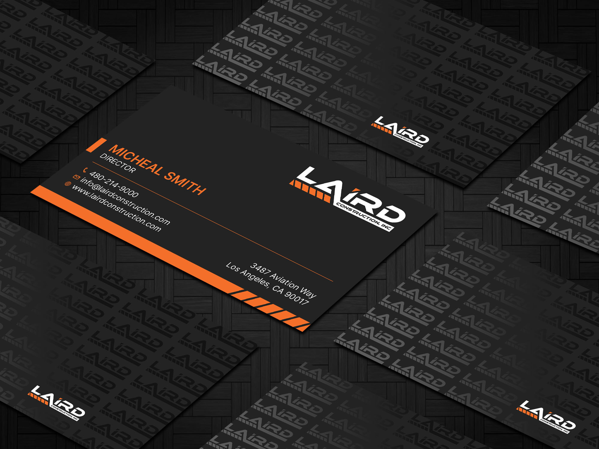 Business Card Design by RENEXIT for Laird Construction,  Inc | Design #31342797