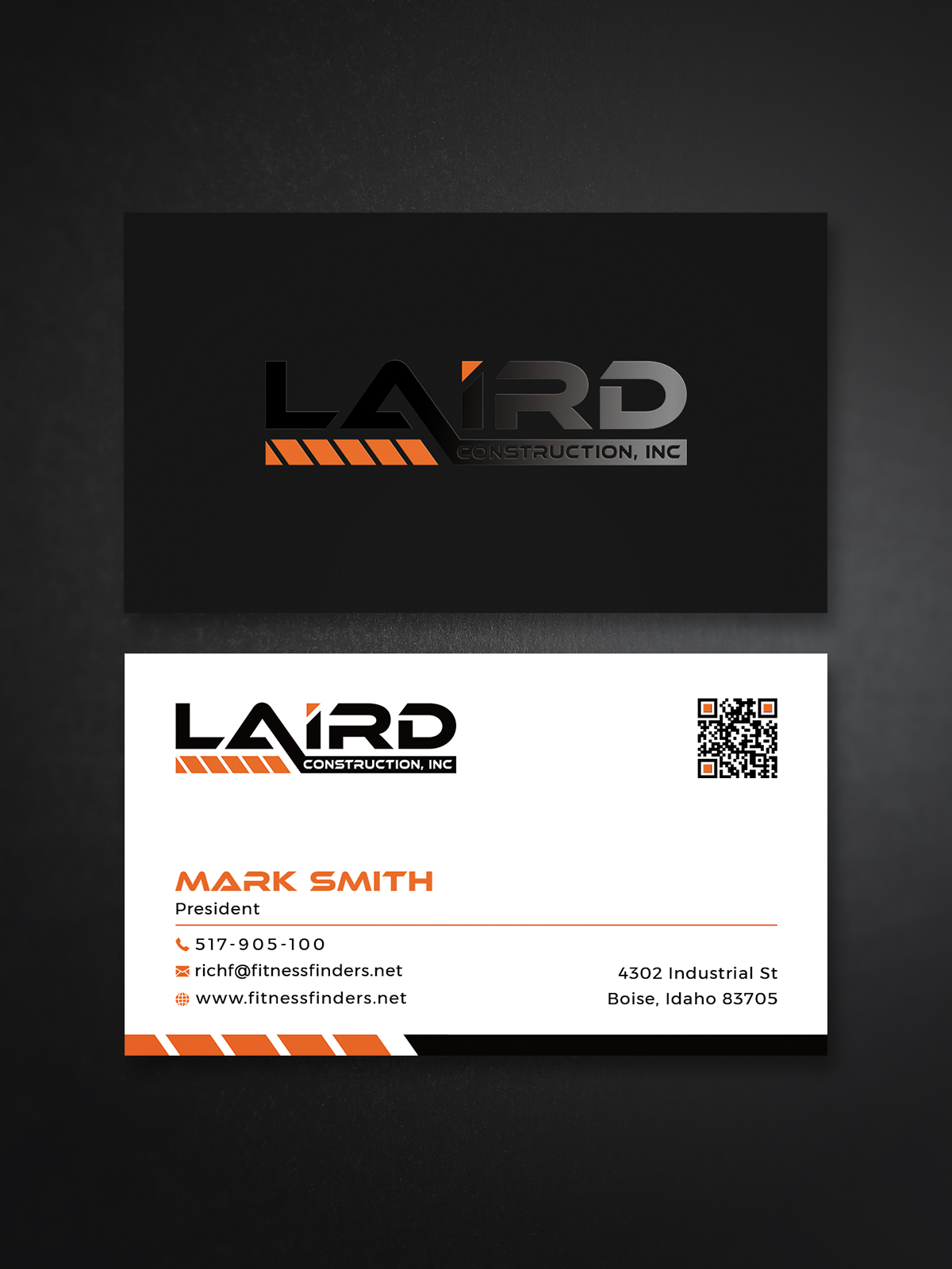 Diseño de Tarjeta de Presentación por Creative Moon Design para Laird Construction,  Inc | Diseño #31357379