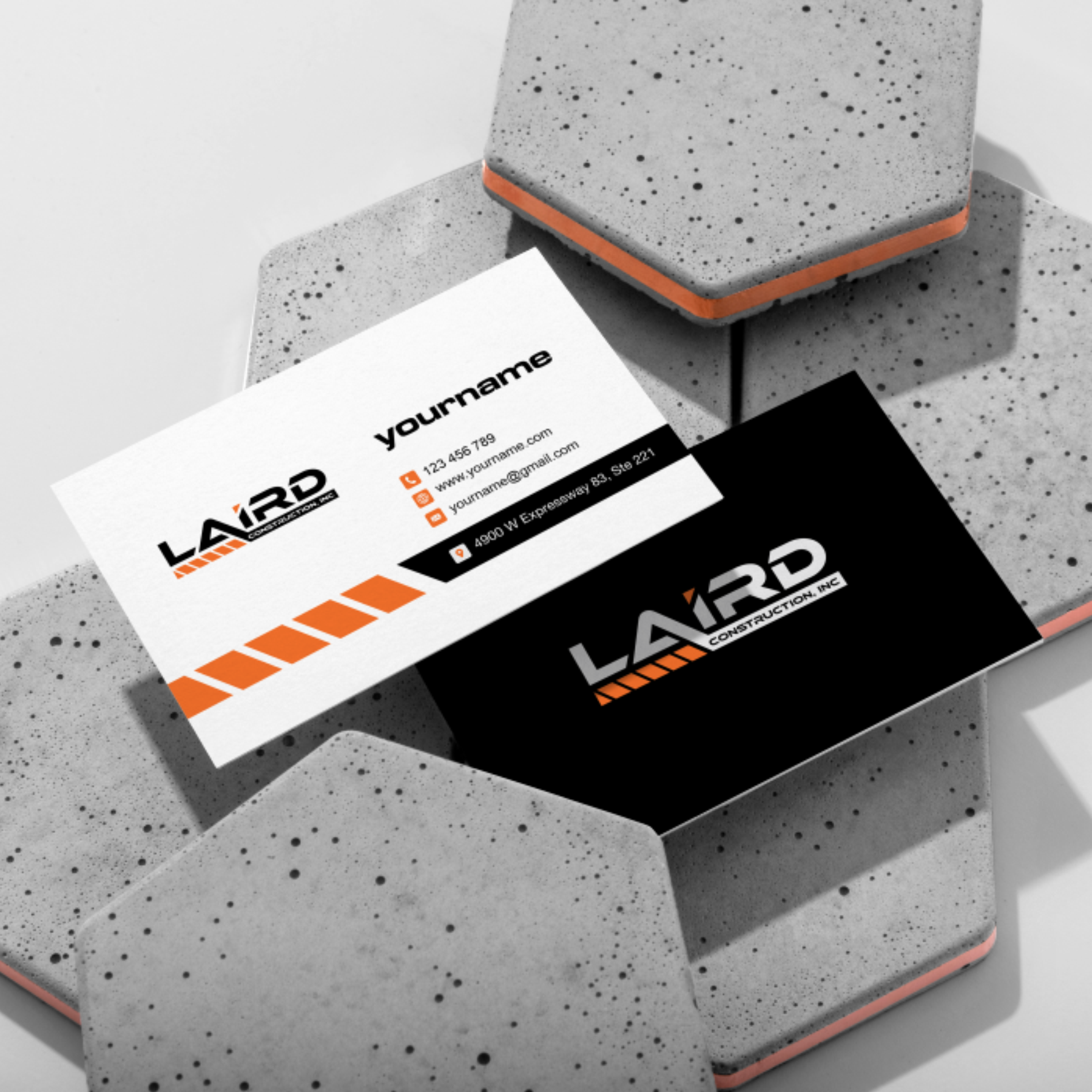 Business Card Design by sabina aiko for Laird Construction,  Inc | Design #31344708