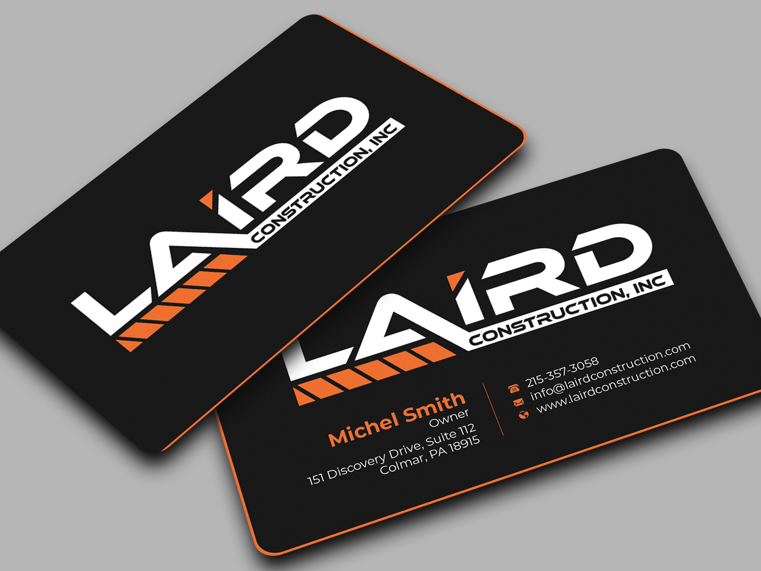 Design de Carte de Visite par Graphixpointt pour Laird Construction,  Inc | Design #31340380