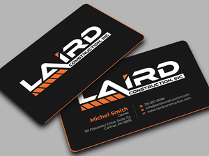 Business Card Design by Graphixpointt for Laird Construction,  Inc | Design: #31340380