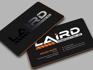 Business Card Design by Graphixpointt for Laird Construction,  Inc | Design: #31340381
