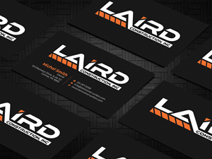 Business Card Design by Graphixpointt for Laird Construction,  Inc | Design: #31340391
