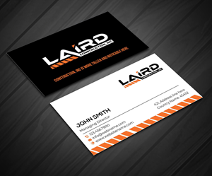 Design de Carte de Visite par jasmeen1975 pour Laird Construction,  Inc | Design : #31340715
