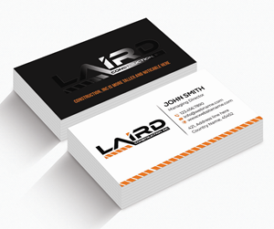 Design de Carte de Visite par jasmeen1975 pour Laird Construction,  Inc | Design : #31340924
