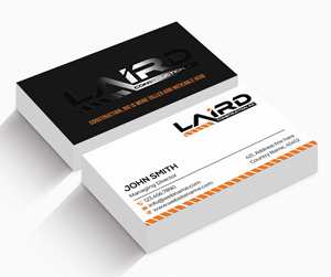 Design de Carte de Visite par jasmeen1975 pour Laird Construction,  Inc | Design : #31340946