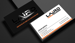 Design de Carte de Visite par jasmeen1975 pour Laird Construction,  Inc | Design : #31340974