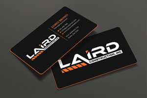 Business Card Design by Expert Bappy for Laird Construction,  Inc | Design: #31337550