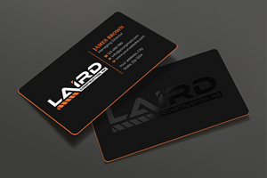 Business Card Design by Expert Bappy for Laird Construction,  Inc | Design: #31337551
