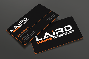 Business Card Design by Expert Bappy for Laird Construction,  Inc | Design: #31337603