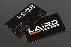 Business Card Design by Expert Bappy for Laird Construction,  Inc | Design: #31337604