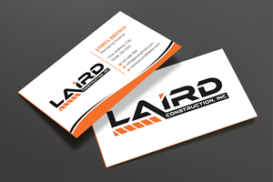 Business Card Design by Expert Bappy for Laird Construction,  Inc | Design: #31337748
