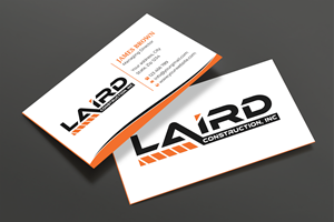Business Card Design by Expert Bappy for Laird Construction,  Inc | Design: #31337750