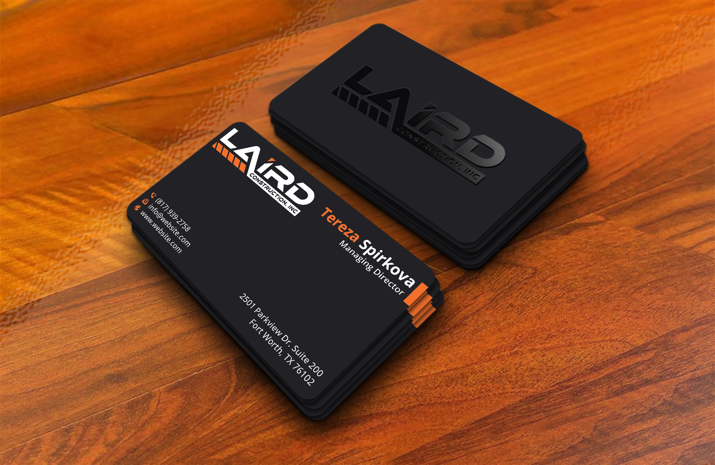Business Card Design by DesignerShahadat for Laird Construction,  Inc | Design #31358691