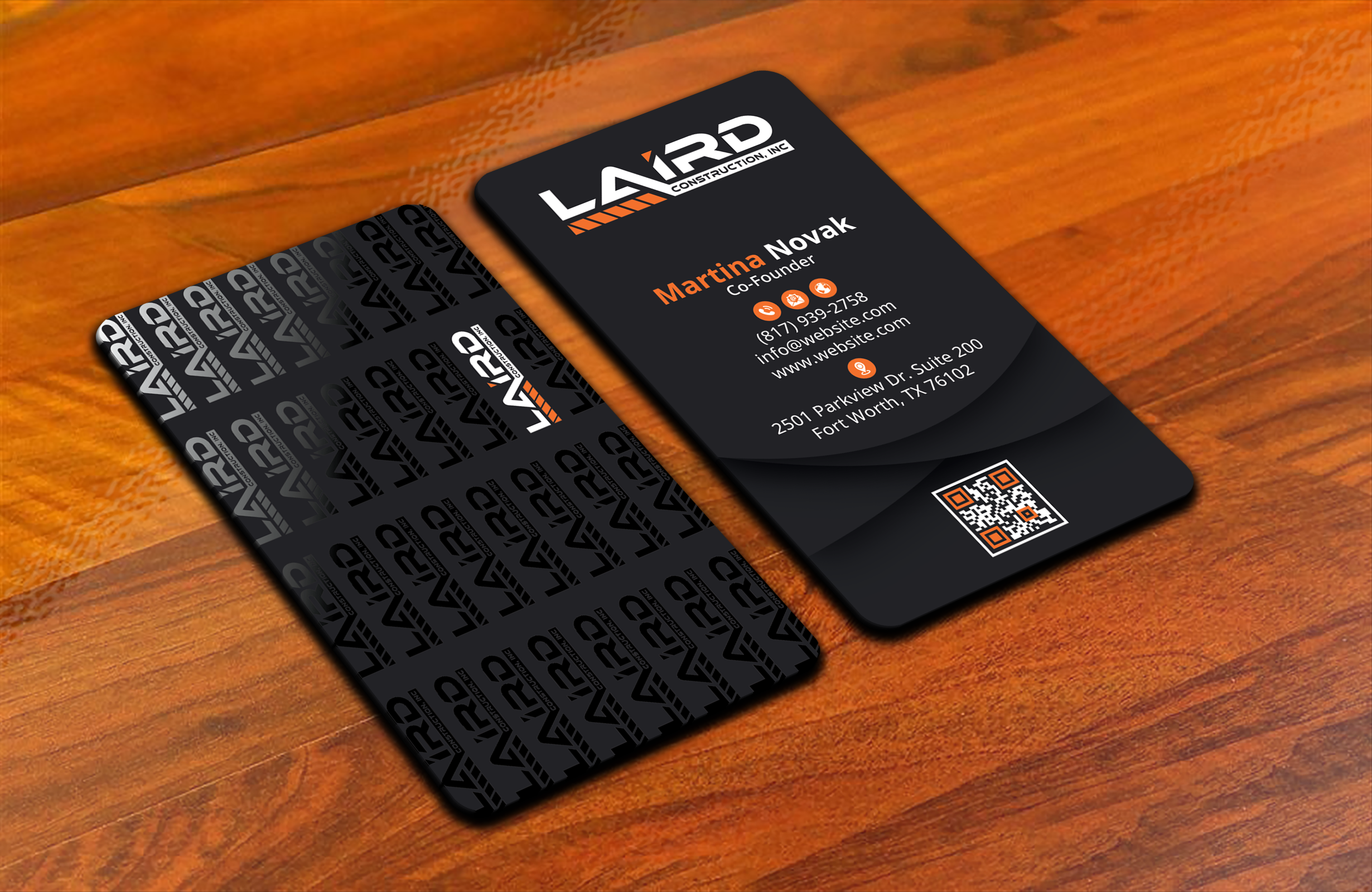 Business Card Design by DesignerShahadat for Laird Construction,  Inc | Design #31361036