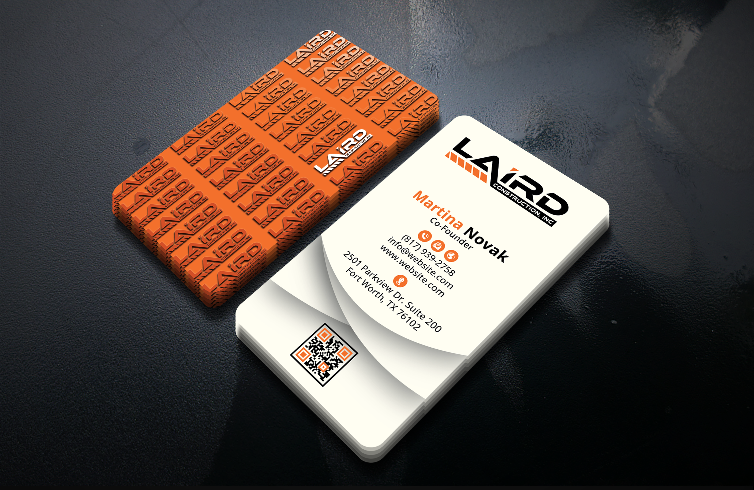 Business Card Design by DesignerShahadat for Laird Construction,  Inc | Design #31361076