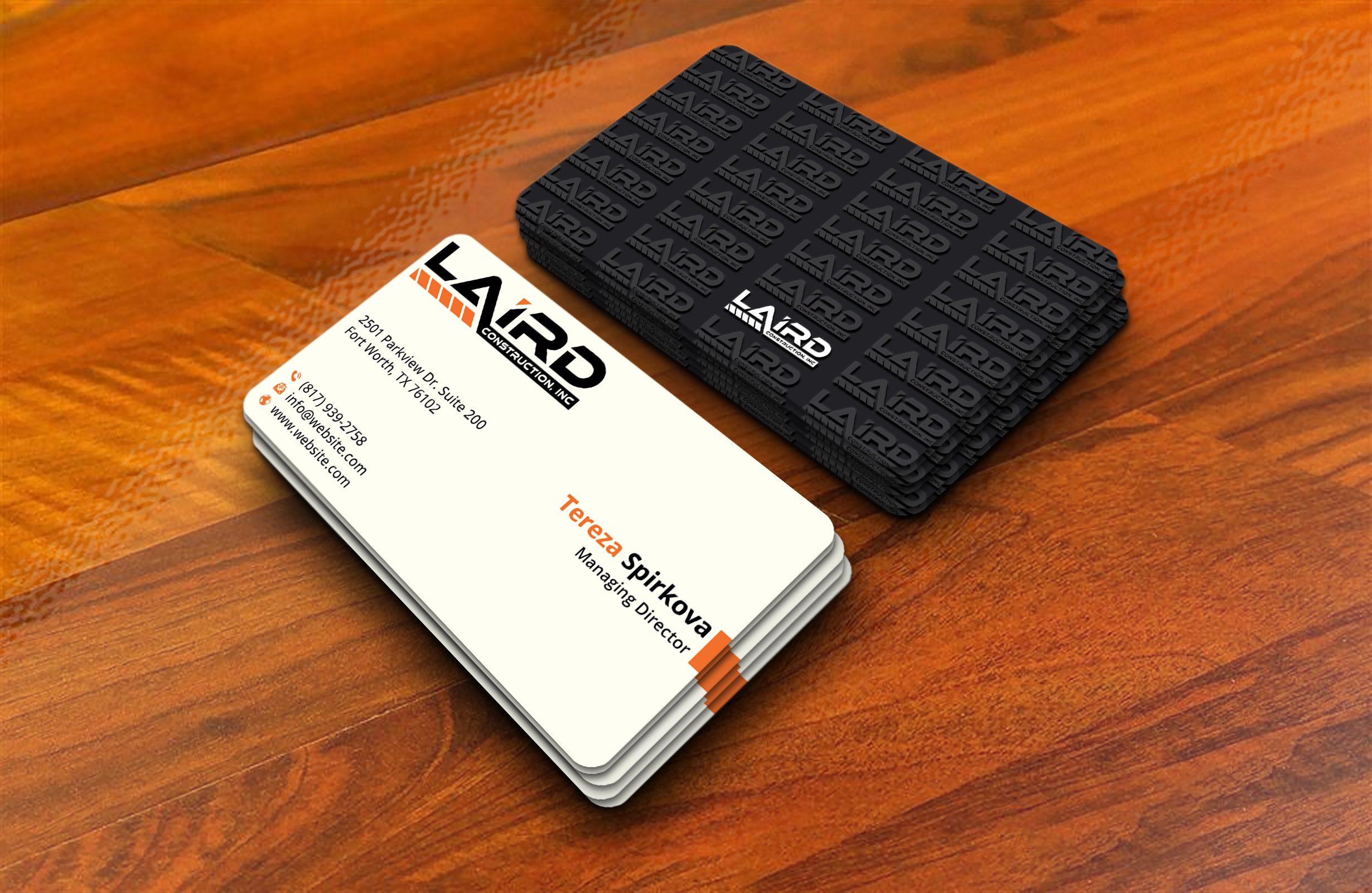 Business Card Design by DesignerShahadat for Laird Construction,  Inc | Design #31361160