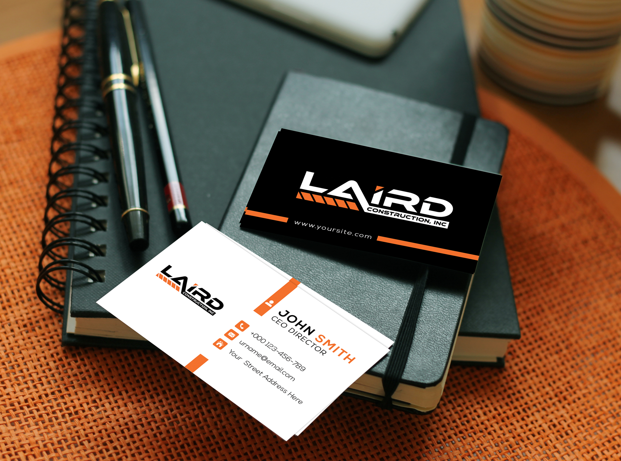 Business Card Design by nguruzzdng for Laird Construction,  Inc | Design #31337879