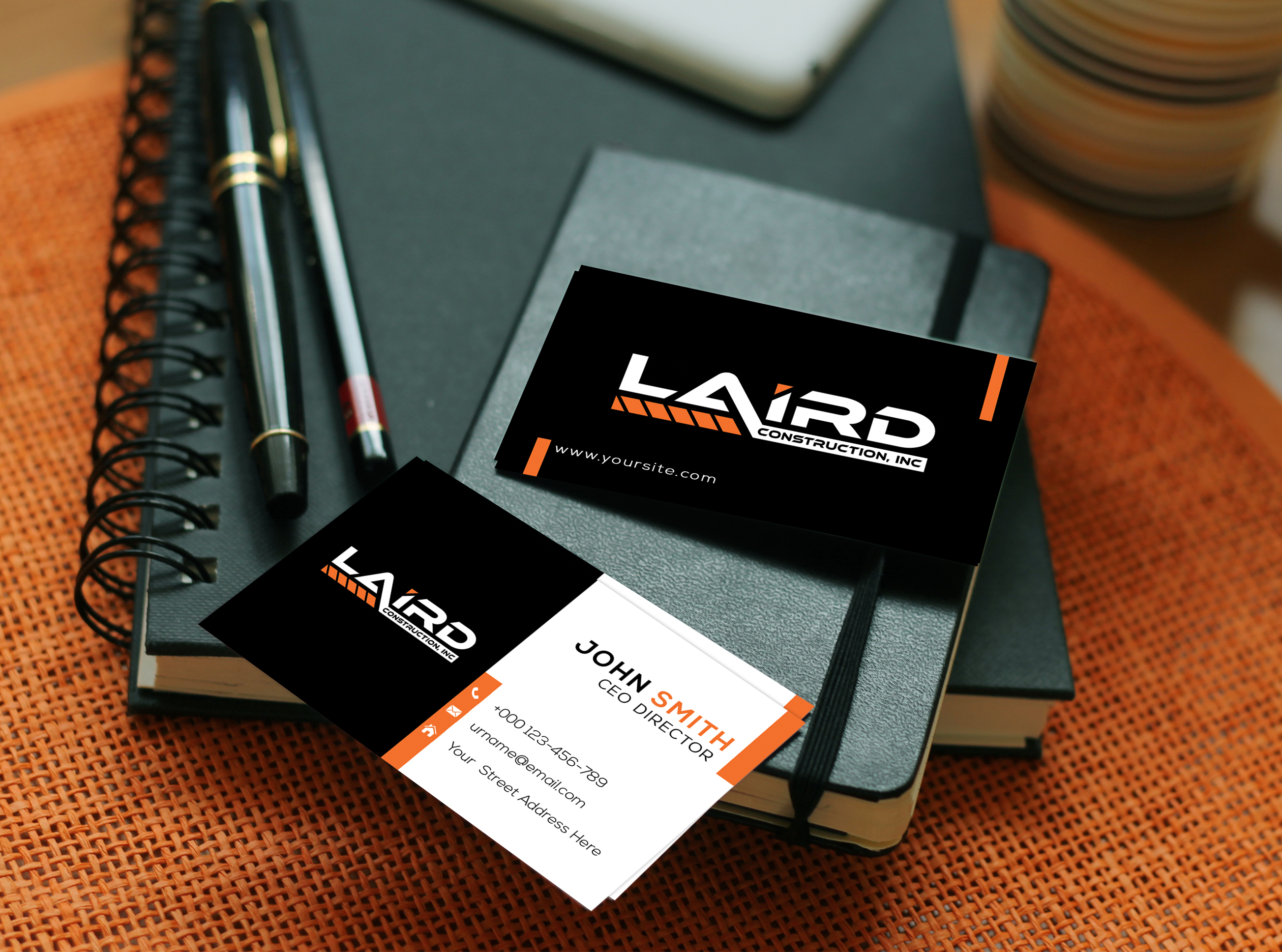 Business Card Design by nguruzzdng for Laird Construction,  Inc | Design #31337883