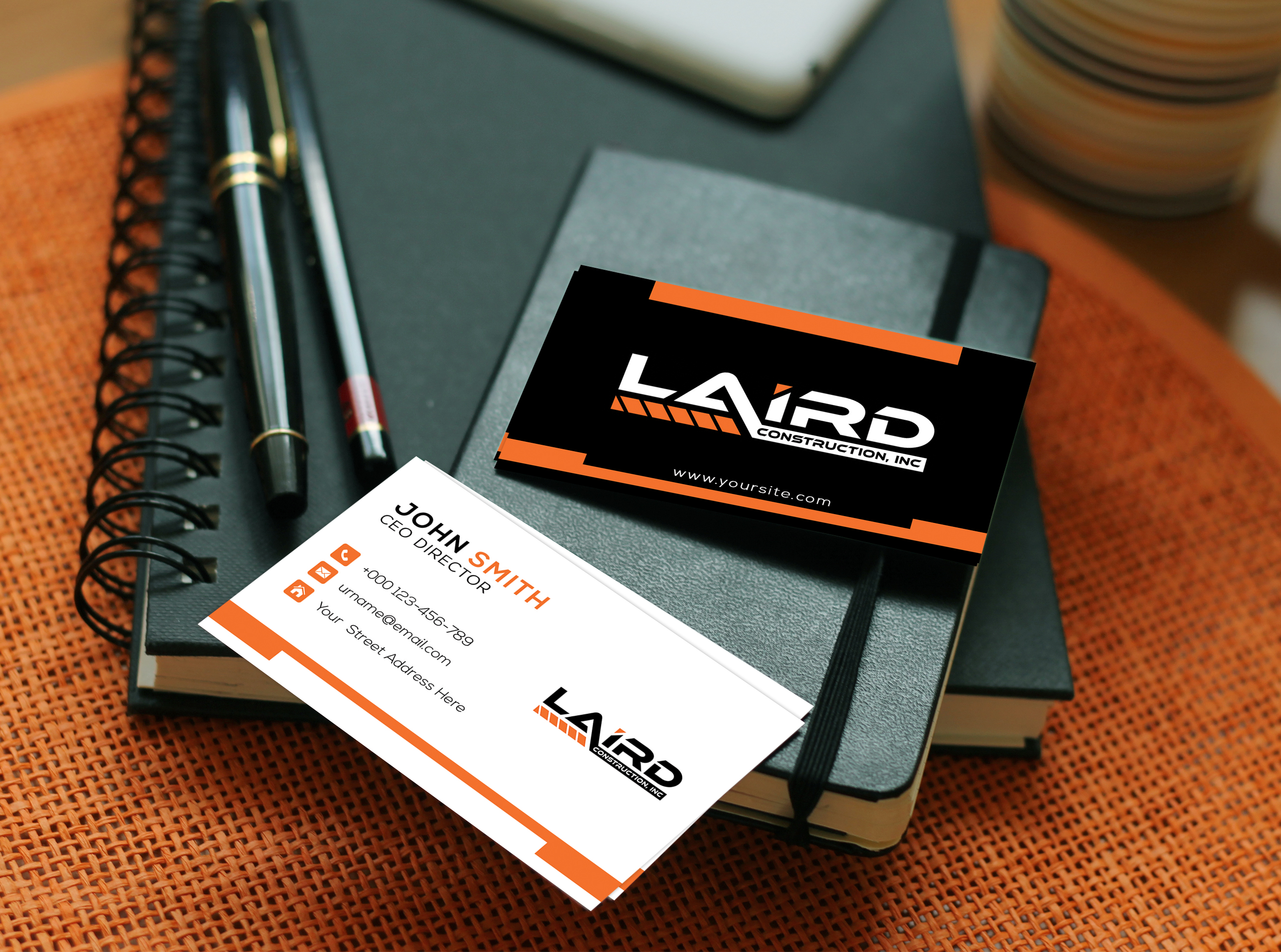 Business Card Design by nguruzzdng for Laird Construction,  Inc | Design #31337884