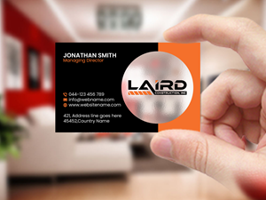 Business Card Design by Creations Box 2015 for Laird Construction,  Inc | Design: #31339352
