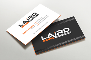 Business Card Design by LAXMI DESIGNHUB for Laird Construction,  Inc | Design: #31346080