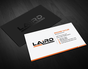 Business Card Design by chandrayaan.creative for Laird Construction,  Inc | Design: #31346407