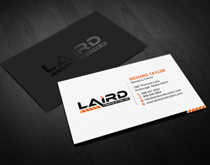 Business Card Design by chandrayaan.creative for Laird Construction,  Inc | Design: #31346767