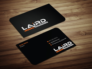 Business Card Design by Magic of Art for Laird Construction,  Inc | Design: #31353977