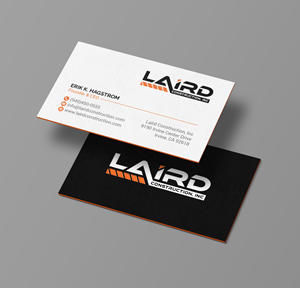 Business Card Design by R.design for Laird Construction,  Inc | Design: #31343580