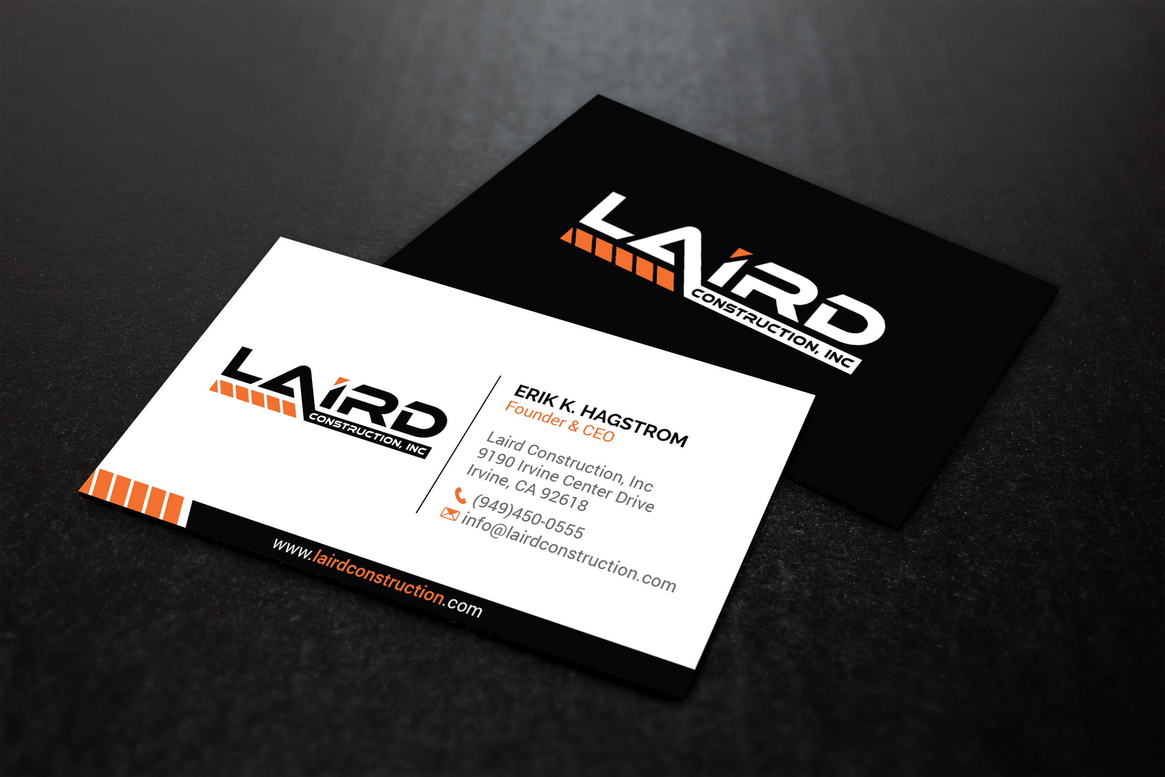 Business Card Design by R.design for Laird Construction,  Inc | Design #31343898
