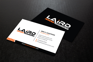 Business Card Design by R.design for Laird Construction,  Inc | Design: #31343898