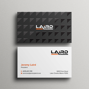 Design de Carte de Visite par Bikash Das pour Laird Construction,  Inc | Design : #31346609