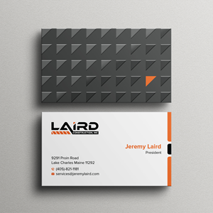 Business Card Design by Bikash Das for Laird Construction,  Inc | Design: #31347036